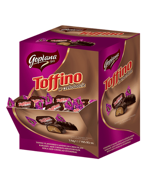 Goplana Toffino Cukierki o smaku toffi w czekoladzie, 3kg