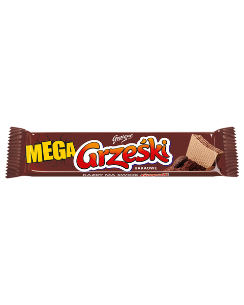Mega Grześki Kakaowe bez czekolady, 34g