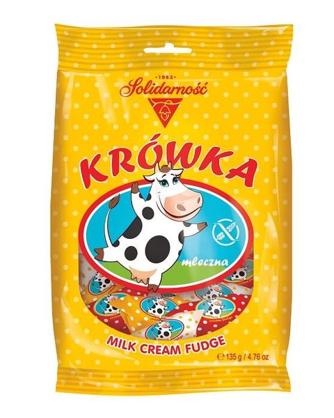 Cukierki Krówka - 18 torebek w kartonie (18X135G) 2,43kg