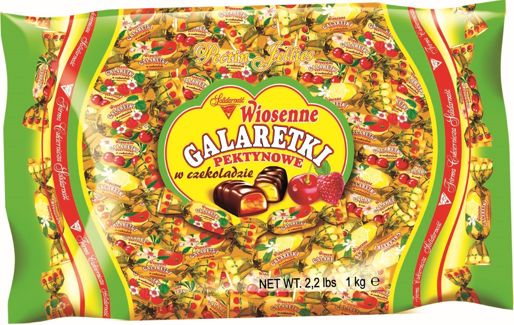 Wiosenne galaretki w czekoladzie - duża paczka 1kg