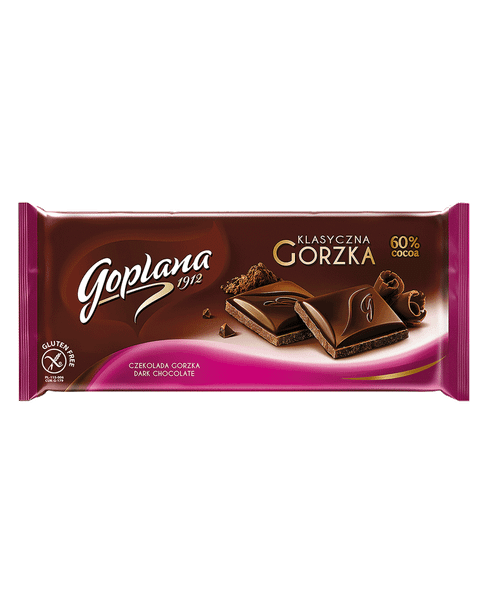 Klasyczna Gorzka czekolada Goplana, 90g