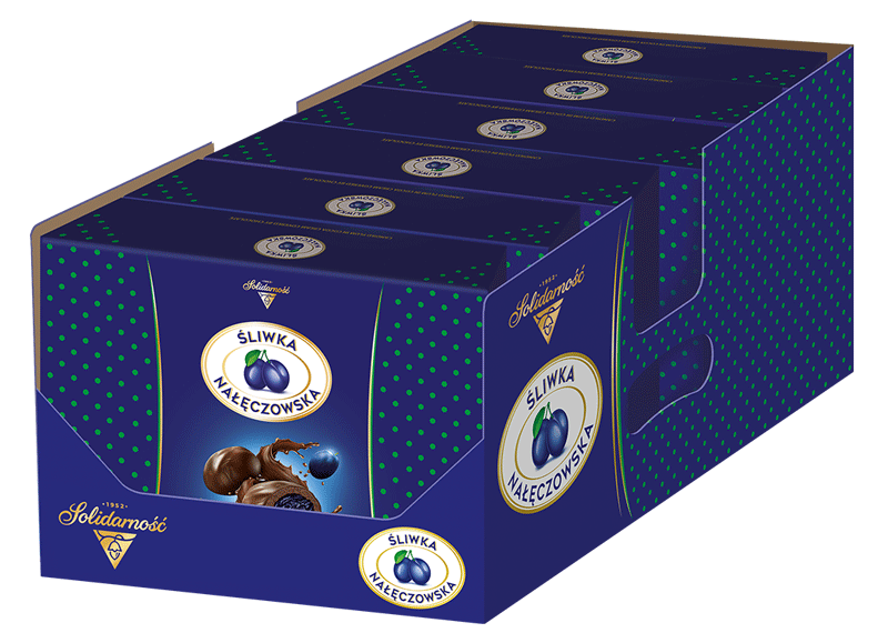 Bombonierka Śliwka Nałęczowska, 300g - 6 sztuk w kartonie (6X300G) 1,8kg