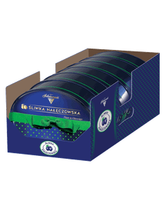 Śliwka Nałęczowska w owalnej puszce - 6 sztuk w kartonie (6X250G) 1,5 KG