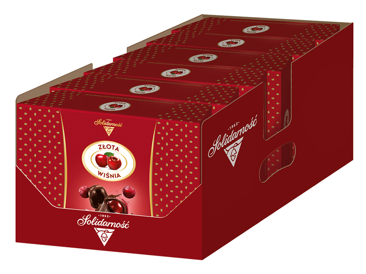 Złota wiśnia, 306g - 6 sztuk w kartonie (6X306G) 1,83KG