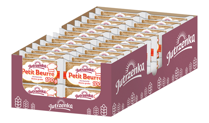 Jutrzenka, herbatniki Petit Beurre, 100 g.