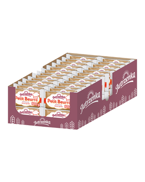 Petit Beurre ekstra grube - 52 sztuki w kartonie (52X100G)