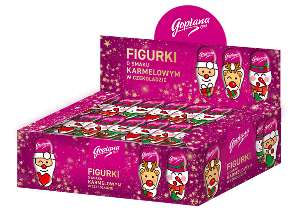 Figurka Bałwanek - 80 sztuk w kolorowym kartonie 