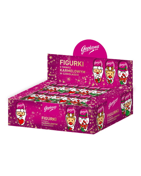 Figurka Bałwanek - 80 sztuk w kolorowym kartonie