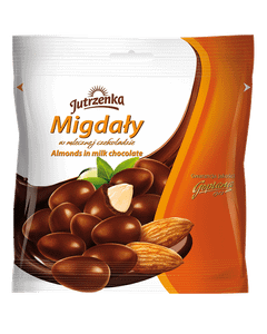 Jutrzenka, draże migdały w czekoladzie mlecznej, 80 g, islodycze.pl