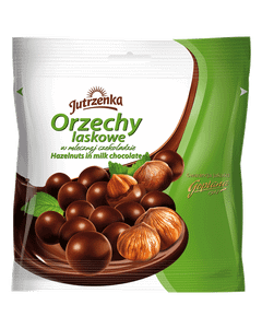 Jutrzenka, draże orzech laskowy w czekoladzie mlecznej, 80 g, islodycze.pl