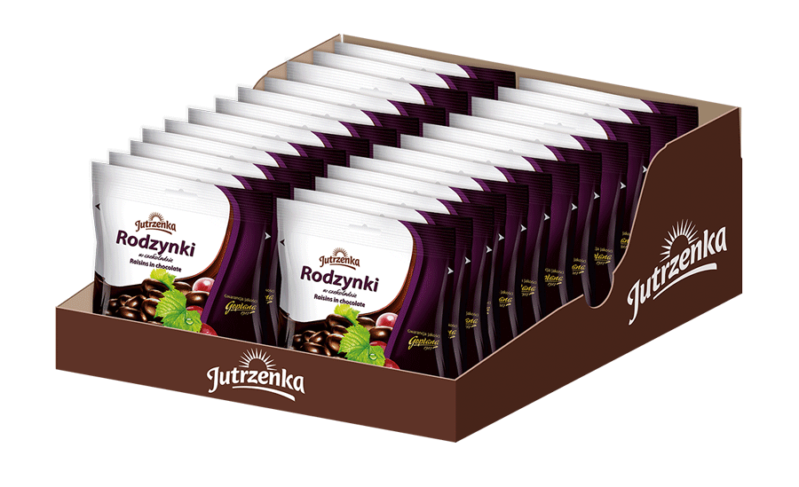 Jutrzenka draże rodzynki w czekoladzie deserowej, islodycze.pl