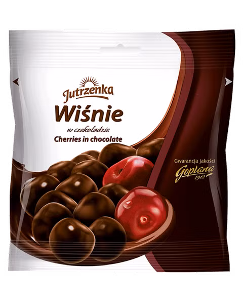 Wiśnie w czekoladzie deserowej, 80g