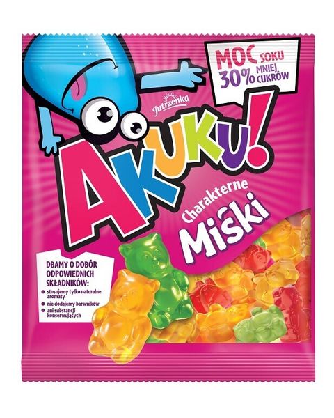 Żelki Charakterne Miśki AKUKU! 90g