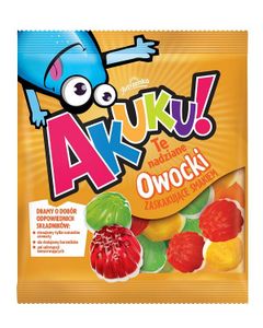 Jutrzenka, AKUKU, żelki Owocki, 90 g. islodycze.pl