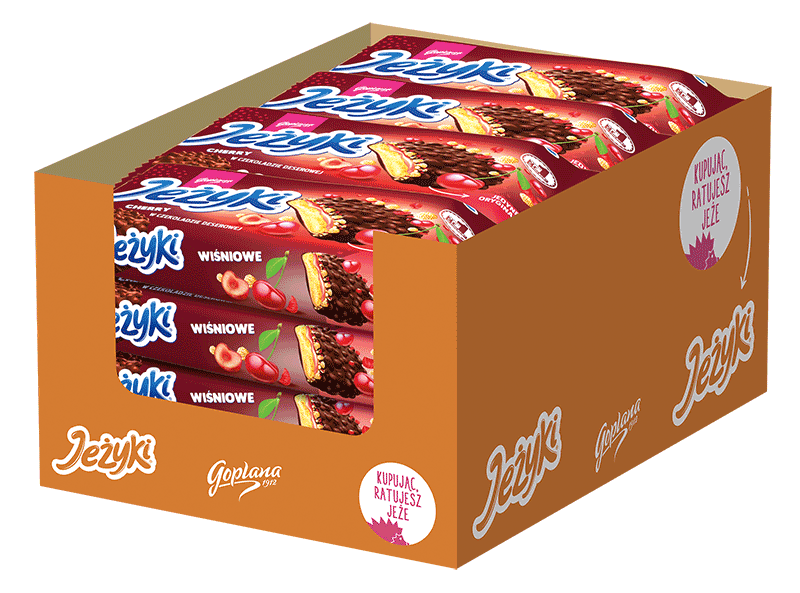 Jeżyki Dark Cherry - 20 sztuk w kartonie (20X140G) 2,8KG