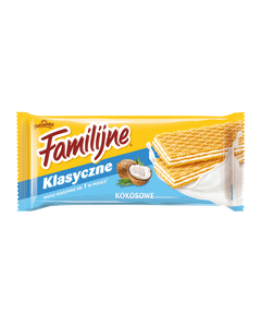 Jutrzenka, Familijne Wafle Kokosowe, 180 g. islodycze.pl