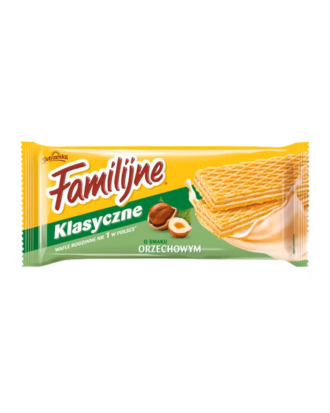 Familijne wafle  o smaku orzechowym, 180g