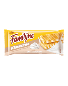 Jutrzenka, Familijne Wafle śmietankowe, 180 g. islodycze.pl