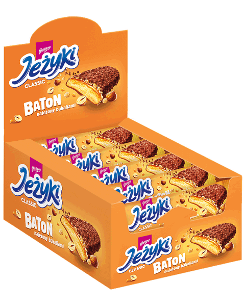 Baton Jeżyki Classic - karton; 35 sztuk (35X30G) 1,05KG