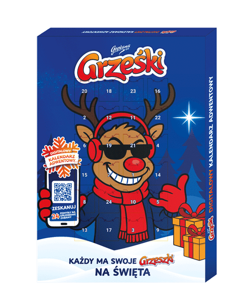 Kalendarz adwentowy Grześki (8X192G) 1,536kg