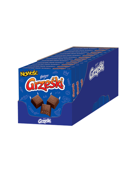 Praliny Grześki z kakaowym chrupiącym nadzieniem (12X128G)1,536 KG