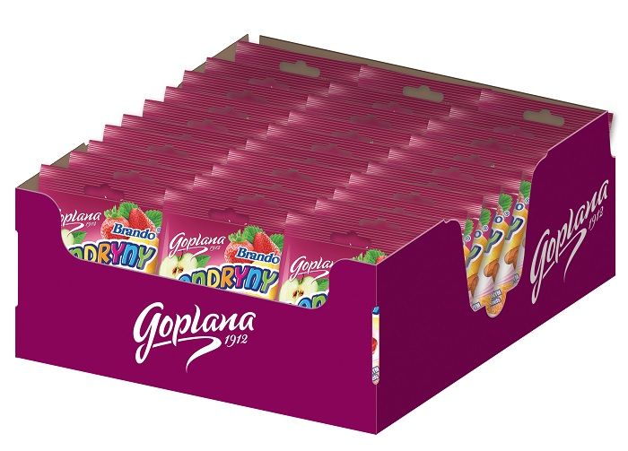 Cukierki Brando Landryny owocowe 90g, 30 sztuk w kartonie (30X90G) 2,7kg