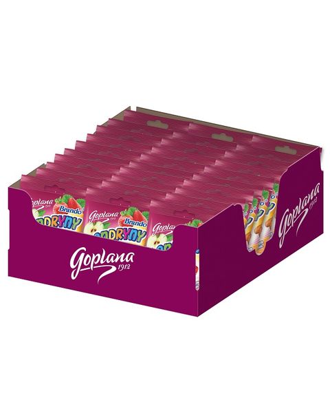 Cukierki Brando Landryny owocowe 90g, 30 sztuk w kartonie (30X90G) 2,7kg
