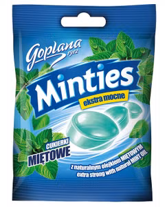 Goplana,cukierki Minties Miętowe Ekstra Mocne, 90 g. islodycze.pl