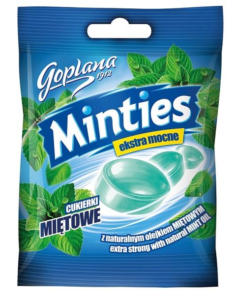 Cukierki Minties Miętowe Ekstra Mocne, 90g