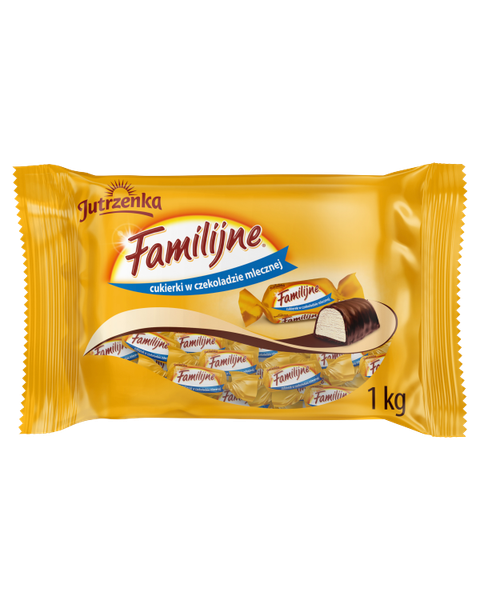 Cukierki Familijne w czekoladzie mlecznej, 1kg