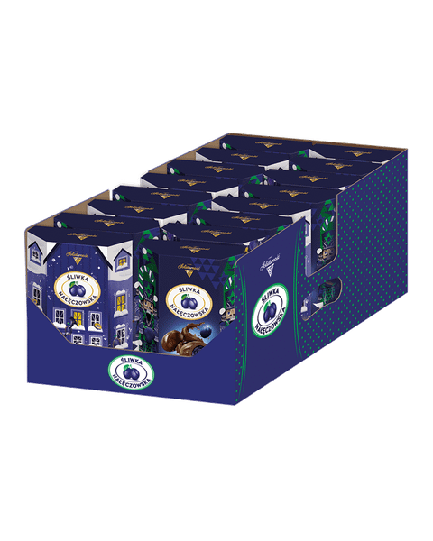 Śliwka Nałęczowska - pudełko Boże Narodzenie, 190 g - (16X190G) 3,04 KG