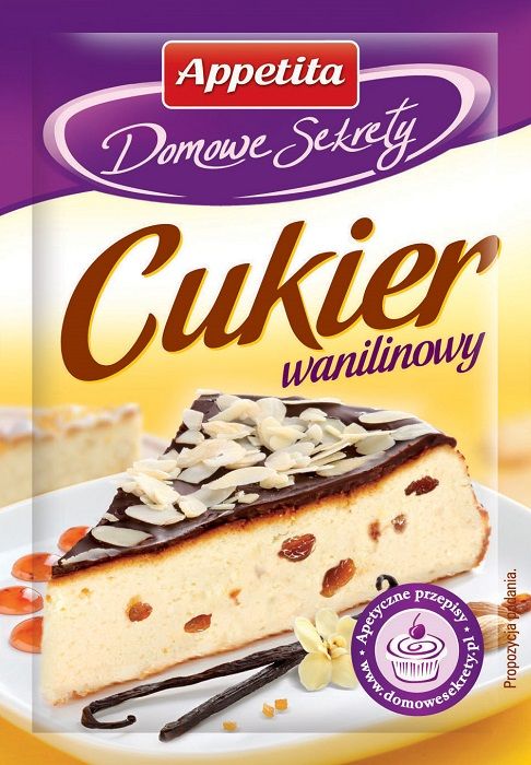 Cukier wanilinowy Domowe Sekrety Appetita (35X15G) 0,525KG