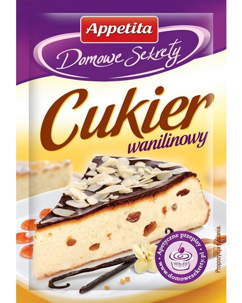 Cukier wanilinowy Domowe Sekrety Appetita (35X15G) 0,525KG