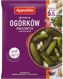 Mieszanka do ogórków kwaszonych i małosolnych Appetita, 40g
