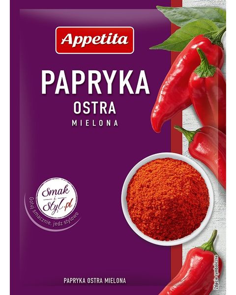 Papryka ostra (25X20G) 0,5KG