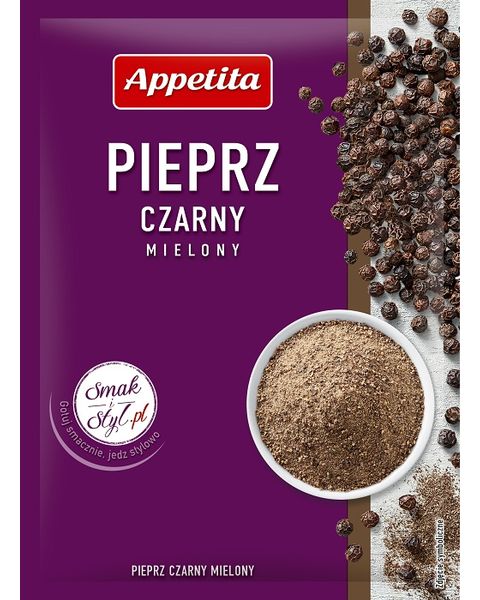 Pieprz czarny mielony, 18g