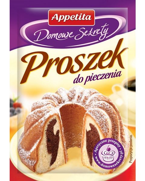 Proszek do pieczenia Domowe Sekrety Appetita (35X15G) 0,525KG