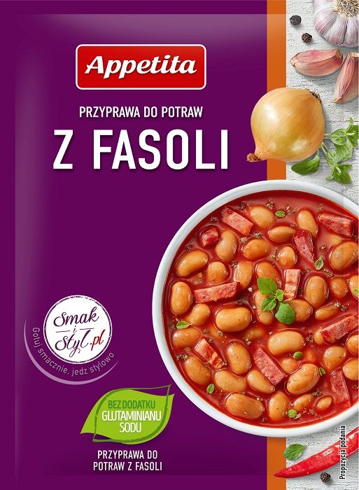 Przyprawa do potraw z fasoli Appetita (25X20G) 0,5KG