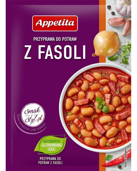 Przyprawa do potraw z fasoli Appetita (25X20G) 0,5KG