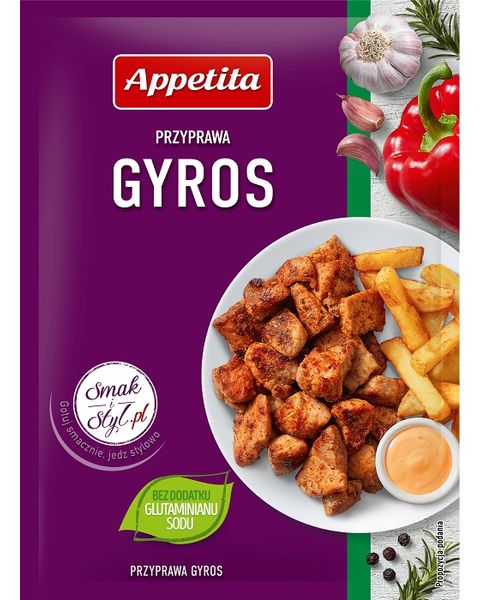 Przyprawa gyros Appetita, (25X30G) 0,75KG