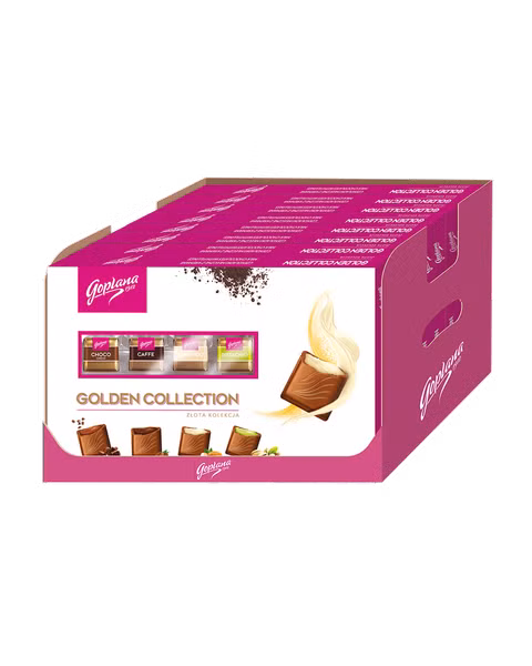 GOLDEN COLLECTION 400g, Czekoladki z Klasą - 8 szt. w kartonie (8X400G) 3,2kg