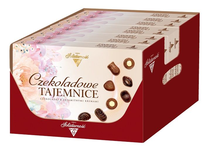 Bombonierka Czekoladowe Tajemnice, 238g - 8 sztuk w kartonie (8X238G) 1,9kg