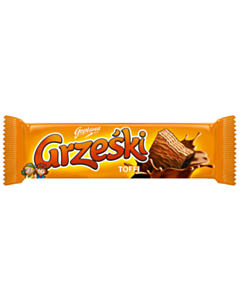 Goplana, wafelek Grześki Toffi w czekoladzie mlecznej, 36 g. islodycze.pl