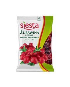 Siesta, Żurawina suszona, 100g, islodycze.pl