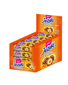 Pralinki Jeżyki coolki w czekoladzie mlecznej 35 g - 25 sztuk w kartonie 