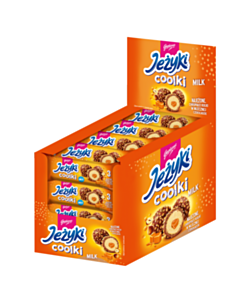 Pralinki Jeżyki coolki w czekoladzie mlecznej 35 g - 25 sztuk w kartonie (25X35G) 0,87 KG