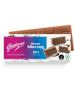 Mocno Mleczna Czekolada 35% cocoa Goplana Simple Pleasures, 90 g
