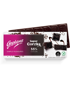Super Gorzka Czekolada 85% cocoa Goplana Simple Pleasures, 90 g
