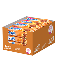 Jeżyki słony karmel w czekoladzie mlecznej 140 g - 20 sztuk w kartonie (20X140G) 2,8KG