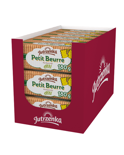 Petit Beurre Herbatniki Elitki -  20 sztuk w kartonie (20X180G) 3,6KG
